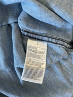 Old Navy Women's Classic Denim Long Sleeve Shirt - Light Blue, Size Large