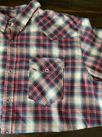 Wrangler Men's Classic Plaid Long Sleeve Western Shirt - X Large