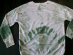 Chill Collective Green Tie-Dye Sweatshirt Women Size Large 