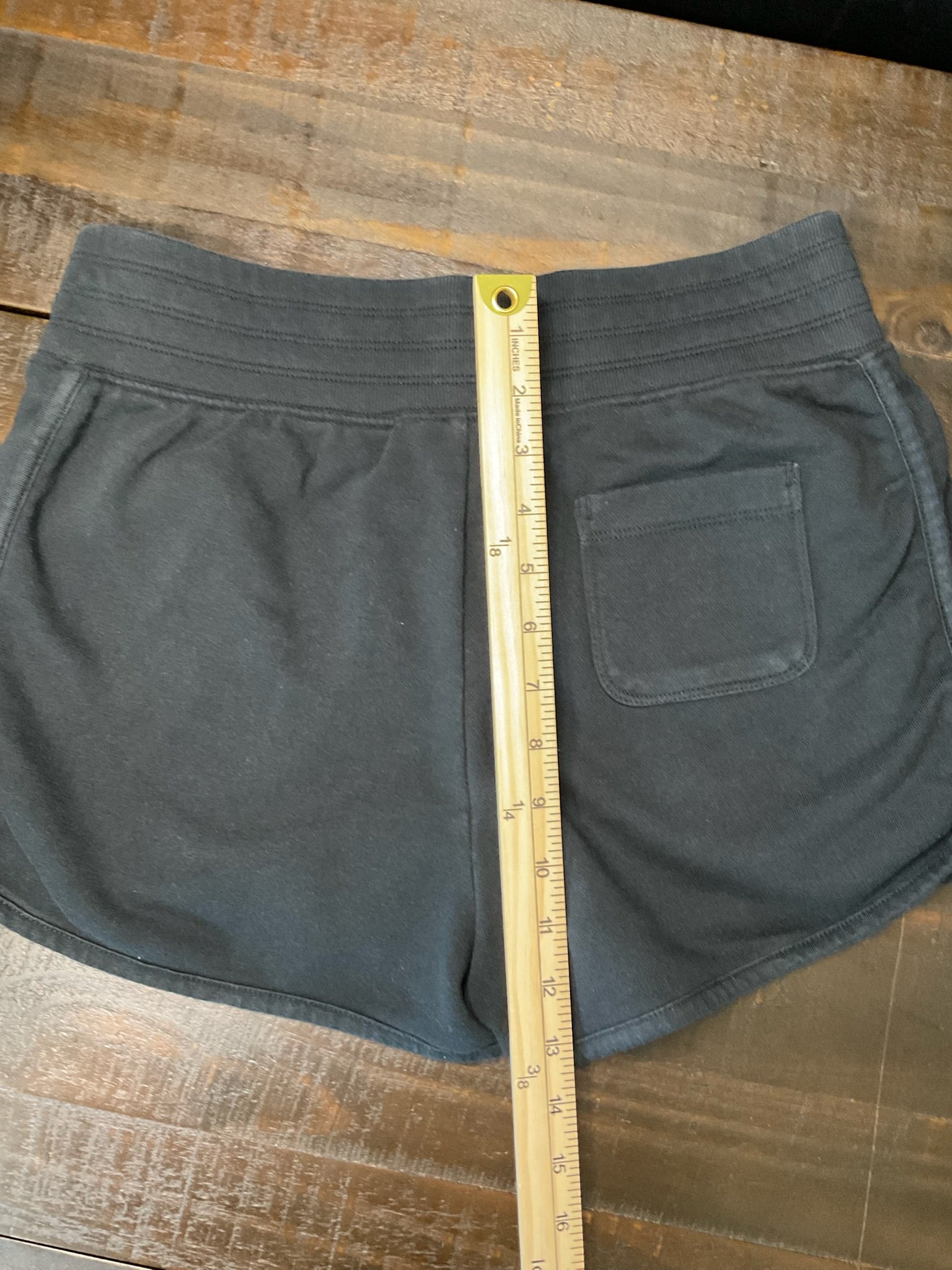 Champion Women's Campus French Terry Lounge Shorts - Black.  Size Medium