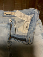 Levi's Women's 505 Straight Leg Light Wash Jeans - Size 6M 