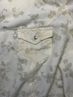 Roper Women's Pale Yellow Pearl Snap Short Sleeve Shirt - Size Large (NWOT)