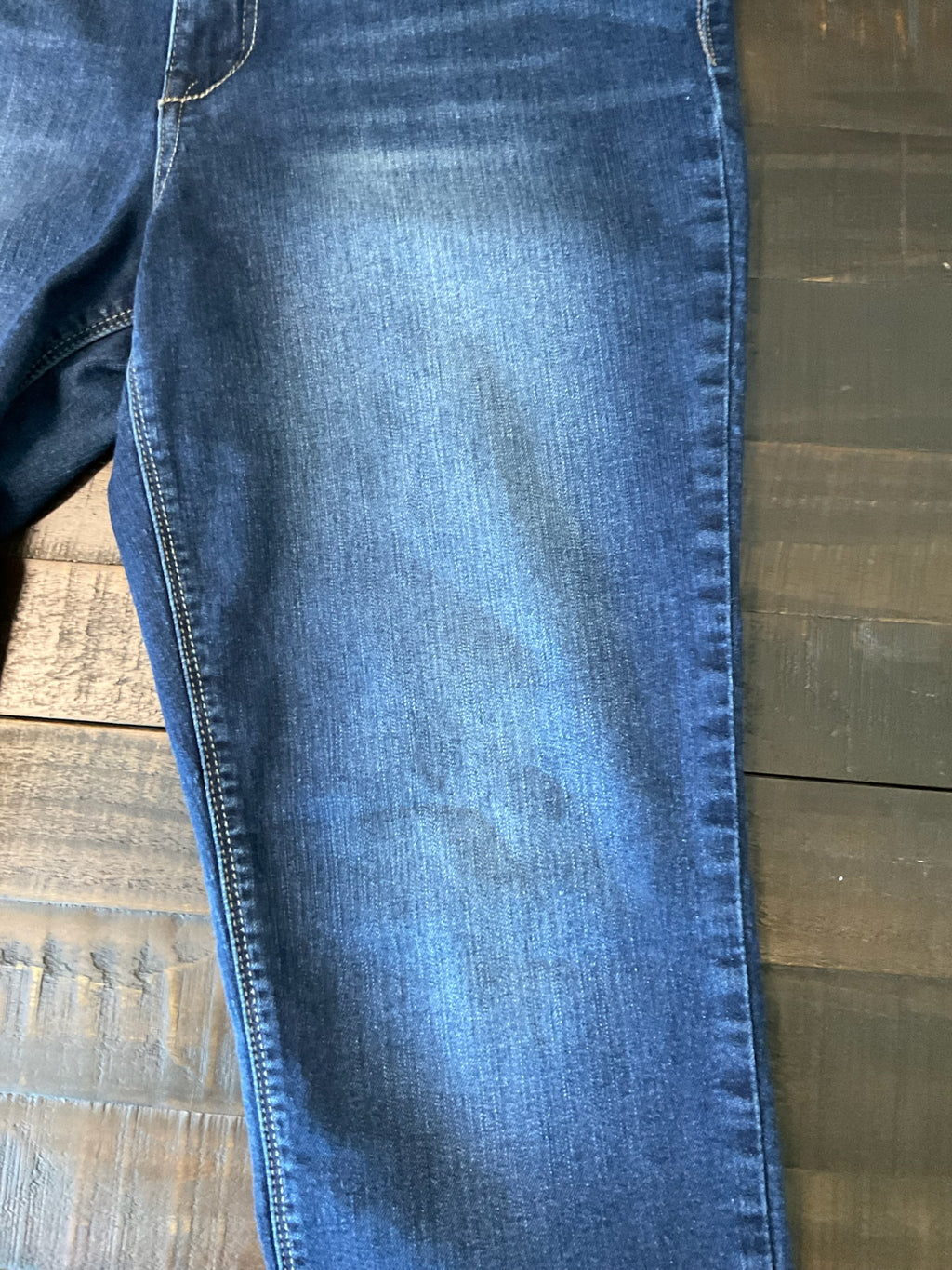 1822 Denim Women's Adrianna High Rise Skinny Jeans - Dark Wash - Size 14