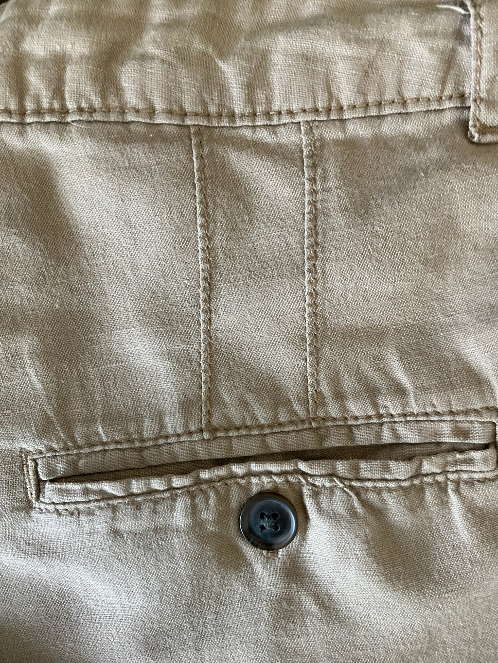 H&M Women's Linen-Blend Shorts – Classic Brown (Size 8)