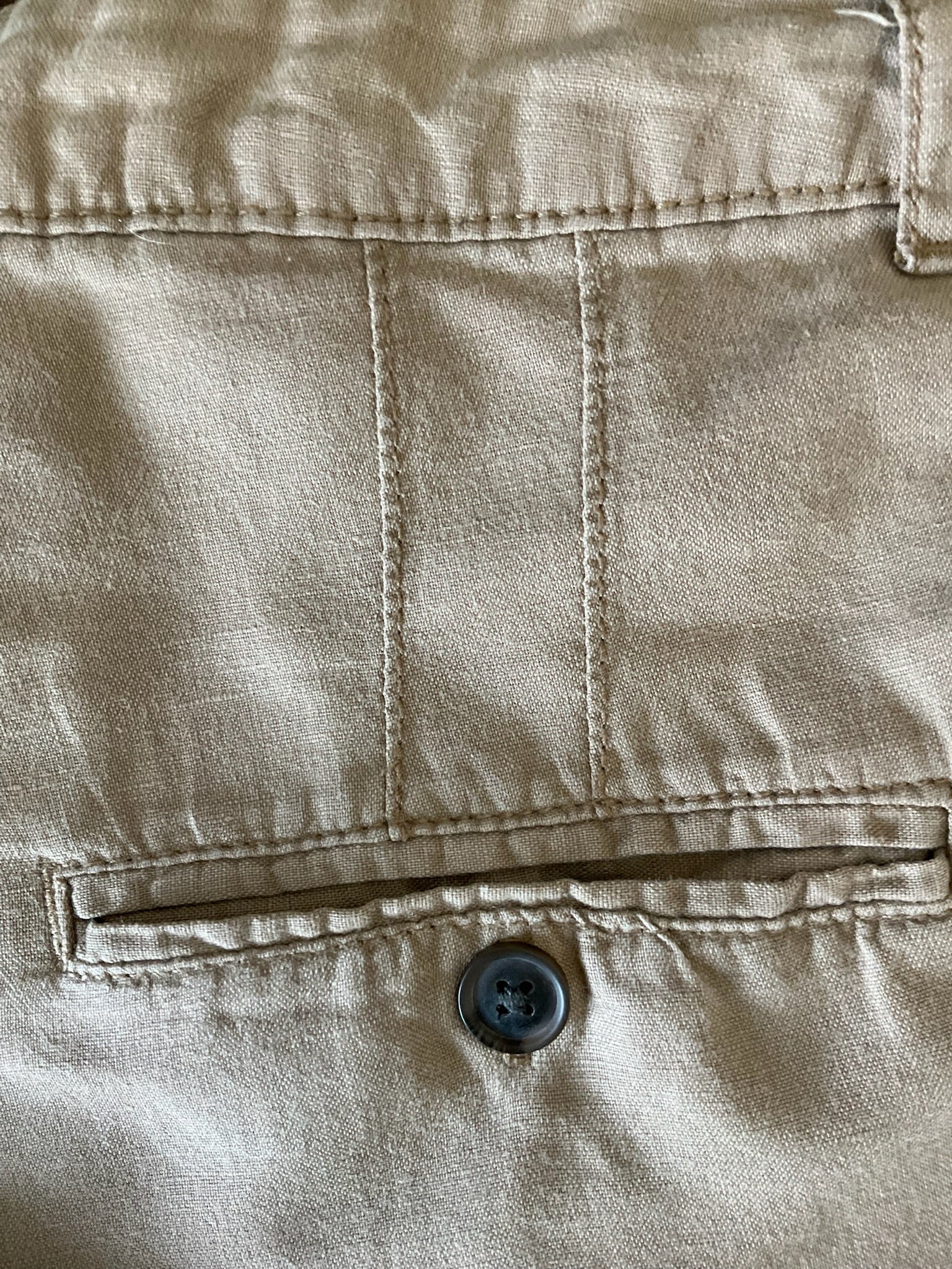 H&M Women's Linen-Blend Shorts – Classic Brown (Size 8)