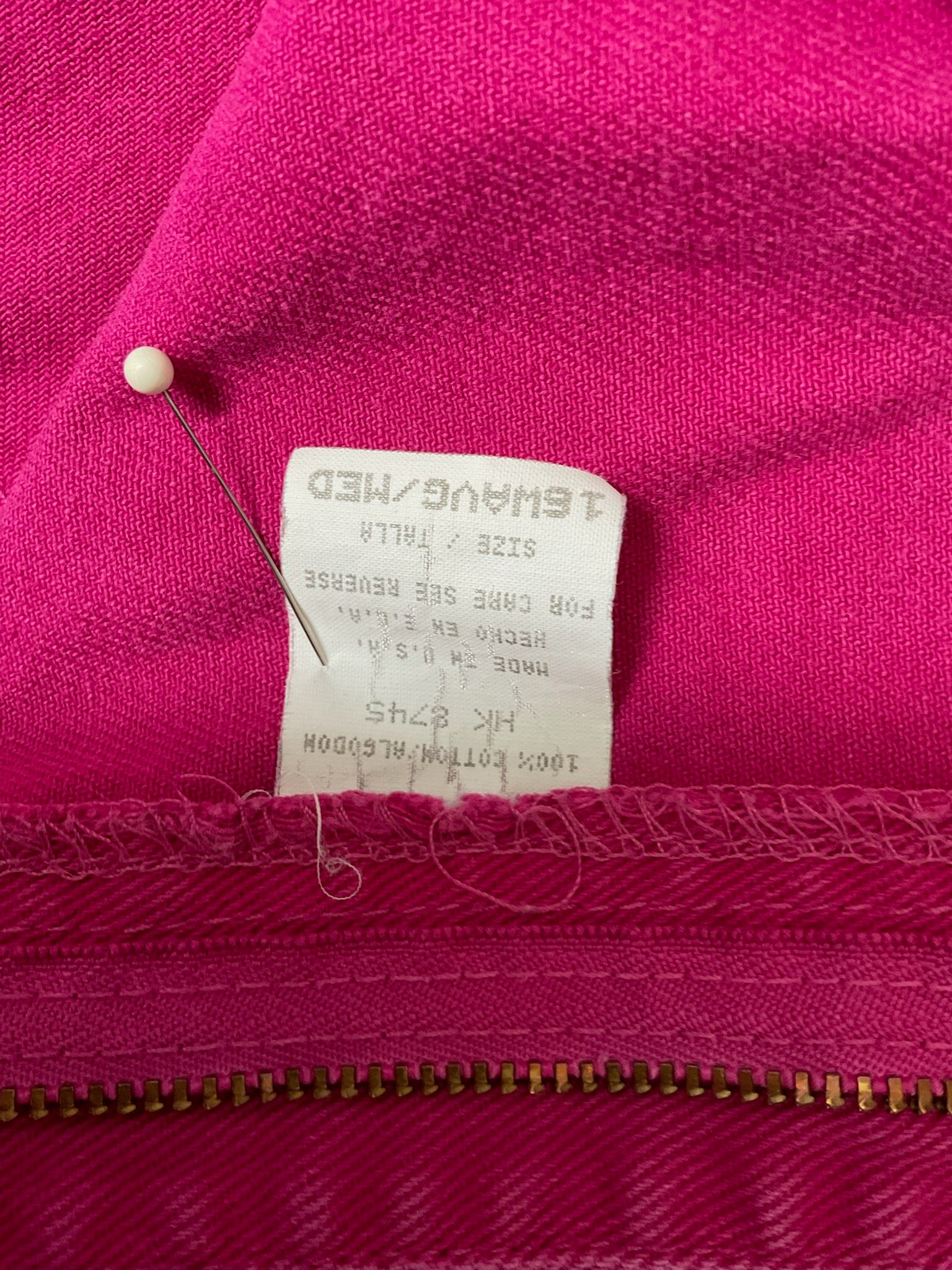 Vintage 80s 90s Sears Pink Denim Shorts Women’s 16 Made in USA High Rise Mom