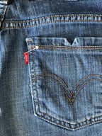 Levi’s Women's 515 Bermuda Denim Shorts – Dark Wash Size 10
