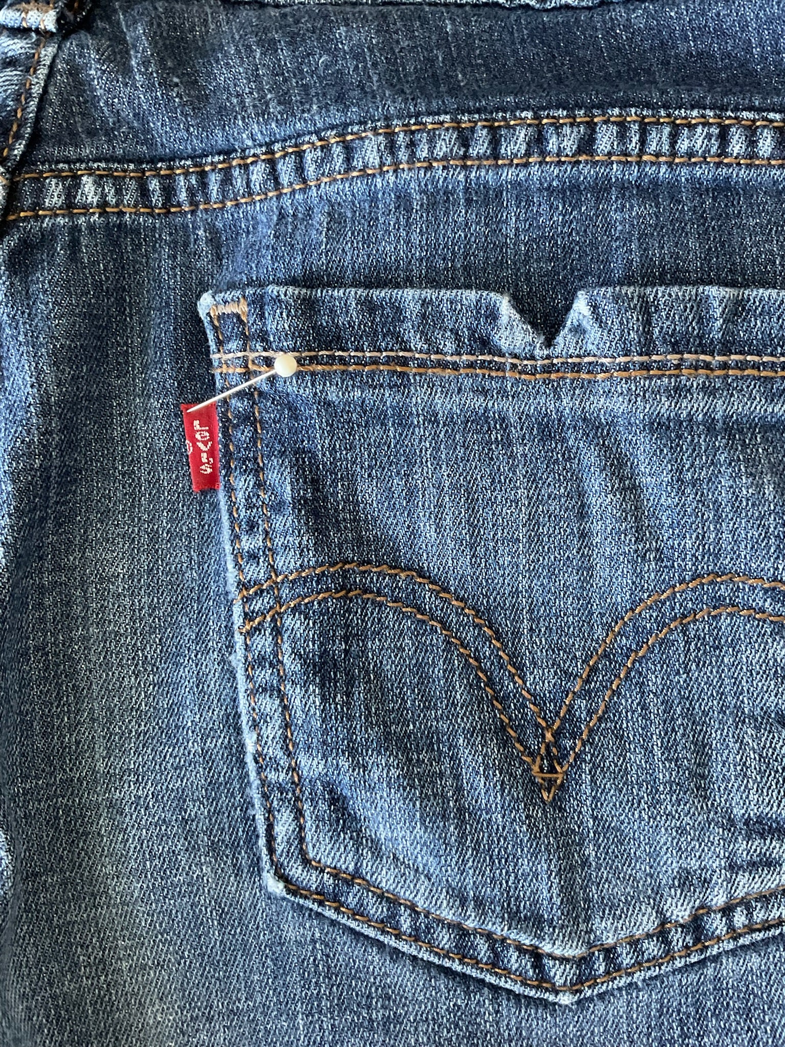 Levi’s Women's 515 Bermuda Denim Shorts – Dark Wash Size 10