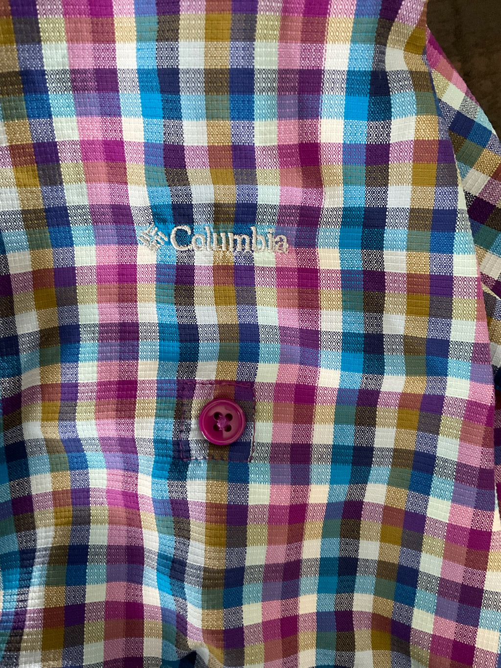 Columbia Women's Silver Ridge Plaid Long Sleeve Outdoor Shirt. XL