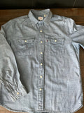 Levi's Men's Classic Worker Denim Button Up Shirt. Large