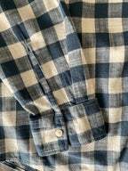 American Eagle Men's Super Soft Plaid Long Sleeve Button Up Shirt