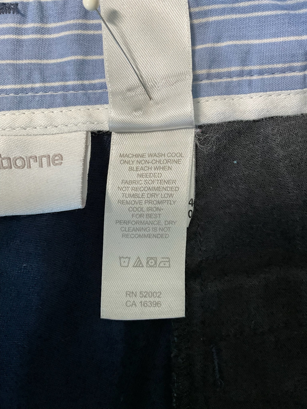Liz Claiborne Women's Nicole Tailored Casual Blue Shorts Size 14
