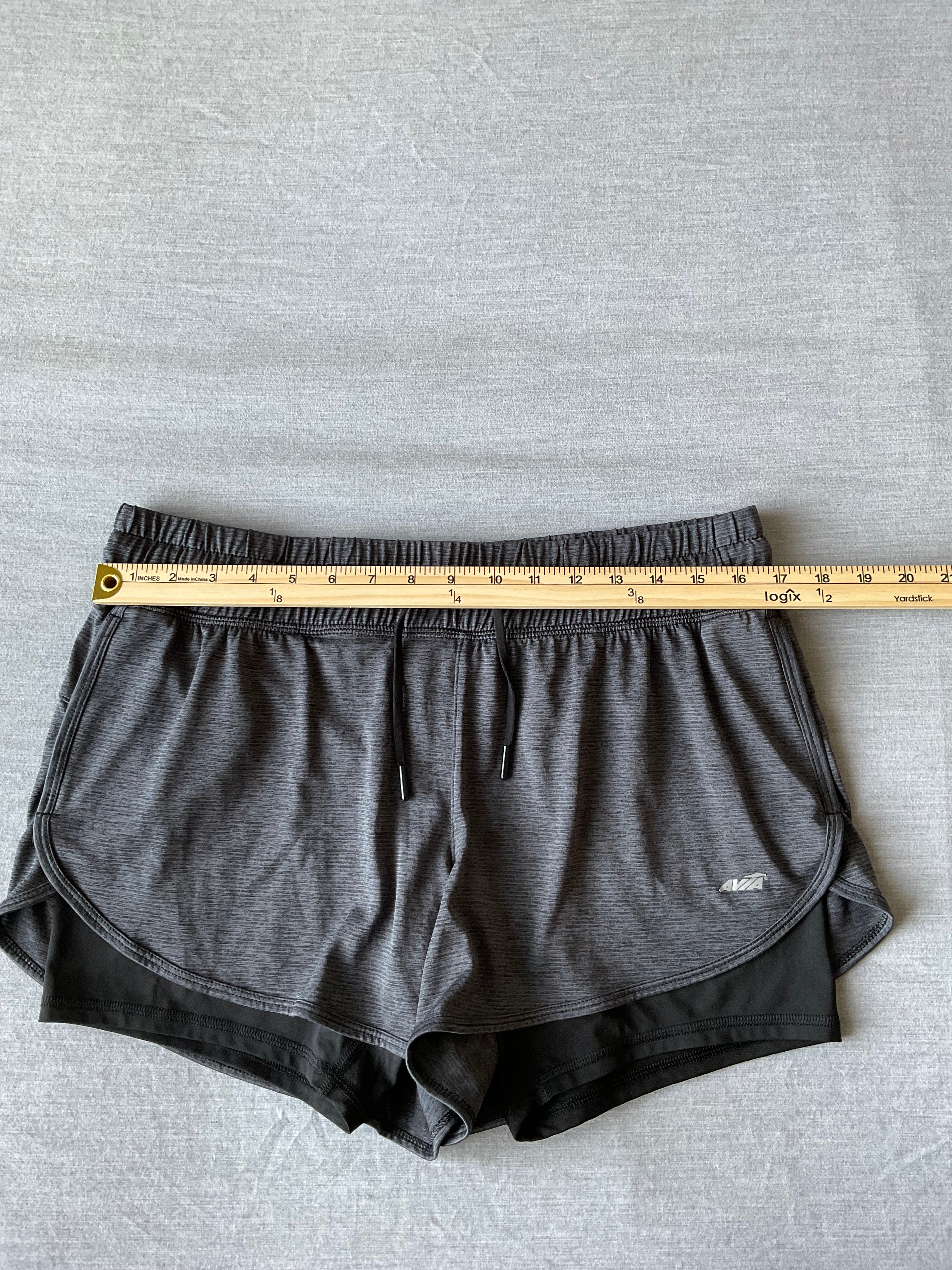 Avia Women's Gray Active Wear Shorts