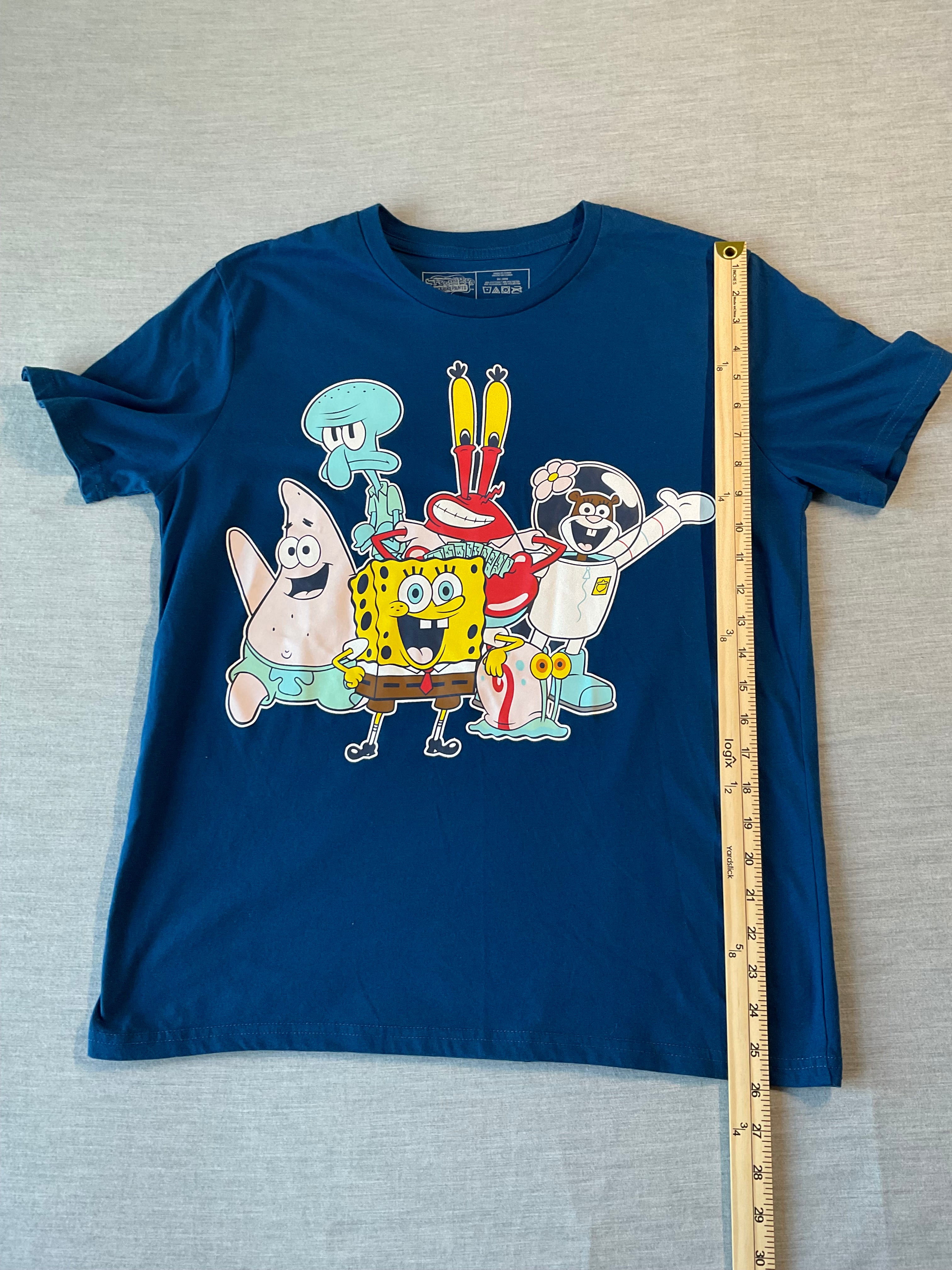 Nickelodeon Sponge Bob Square Pants Adult Pajama's Shirt and Bottom Set