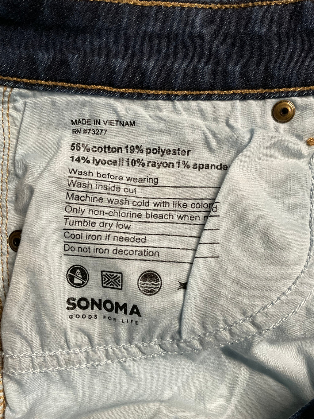 Sonoma Good For Life Women's Skinny Jeans. Size 10