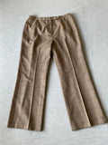 Le Suit Women's Petite Brown Tweed Plaid Trouser Pants. Size 12