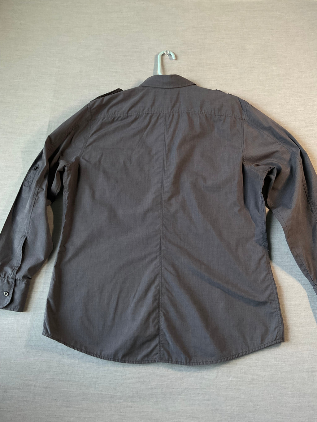 American Rag Men’s Long Sleeve Button-Up Shirt Gray (Size XL)