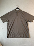 Grand Slam Performance Men's Polo Shirt - Gray and Black