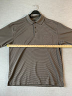 Grand Slam Performance Men's Polo Shirt - Gray and Black