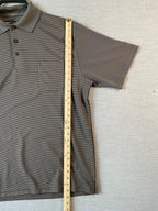Grand Slam Performance Men's Polo Shirt - Gray and Black