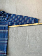 PGA Tour Men's Long Sleeve Polo Shirt Blue, Red. Gray
