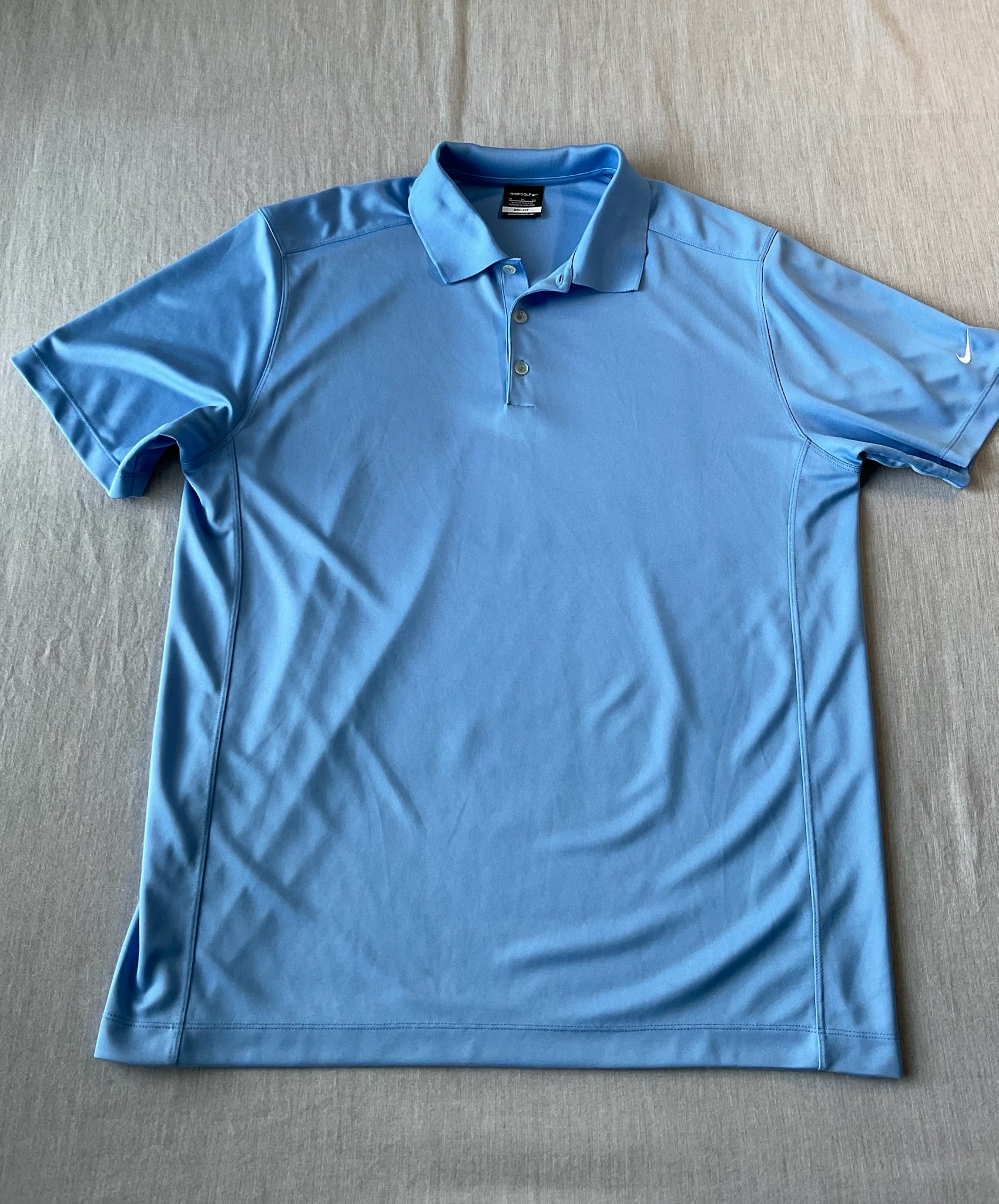 Golf Dri-FIT Men's polo in Light Blue (Size XL)