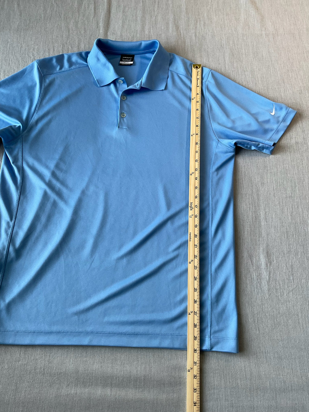 Golf Dri-FIT Men's polo in Light Blue (Size XL)