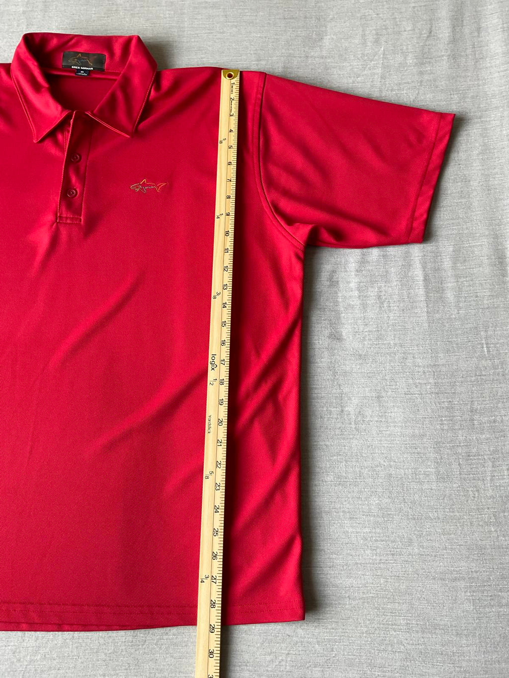 Greg Norman Men's Short Sleeve Polo Shirt Red