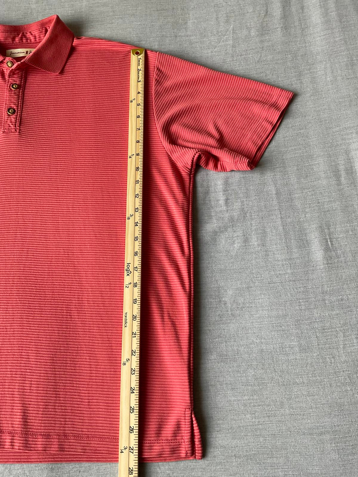 Jamaica Jaxx Men's Short Sleeve Polo Shirt in Orange