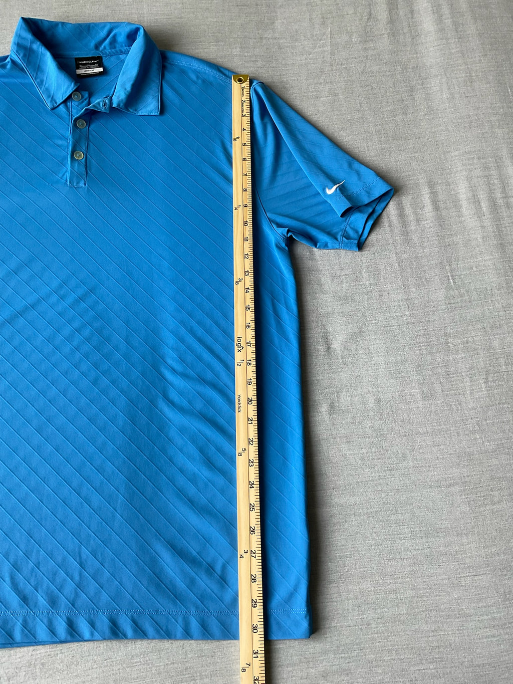 Nike Golf Dri Fit Men's  Short Sleeve Polo Shirt - Blue