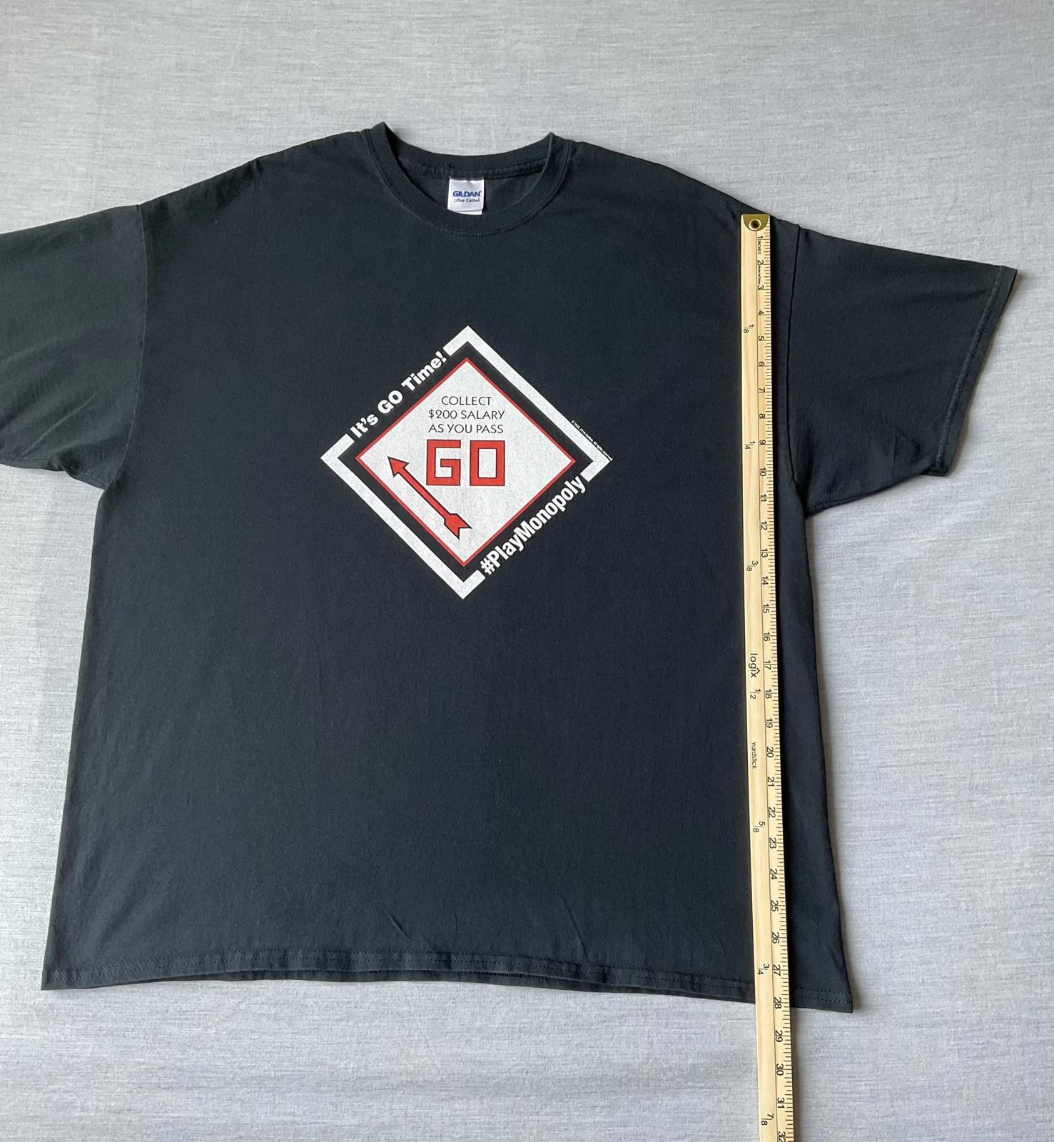 Monopoly Printed Short Sleeve Black T-Shirt