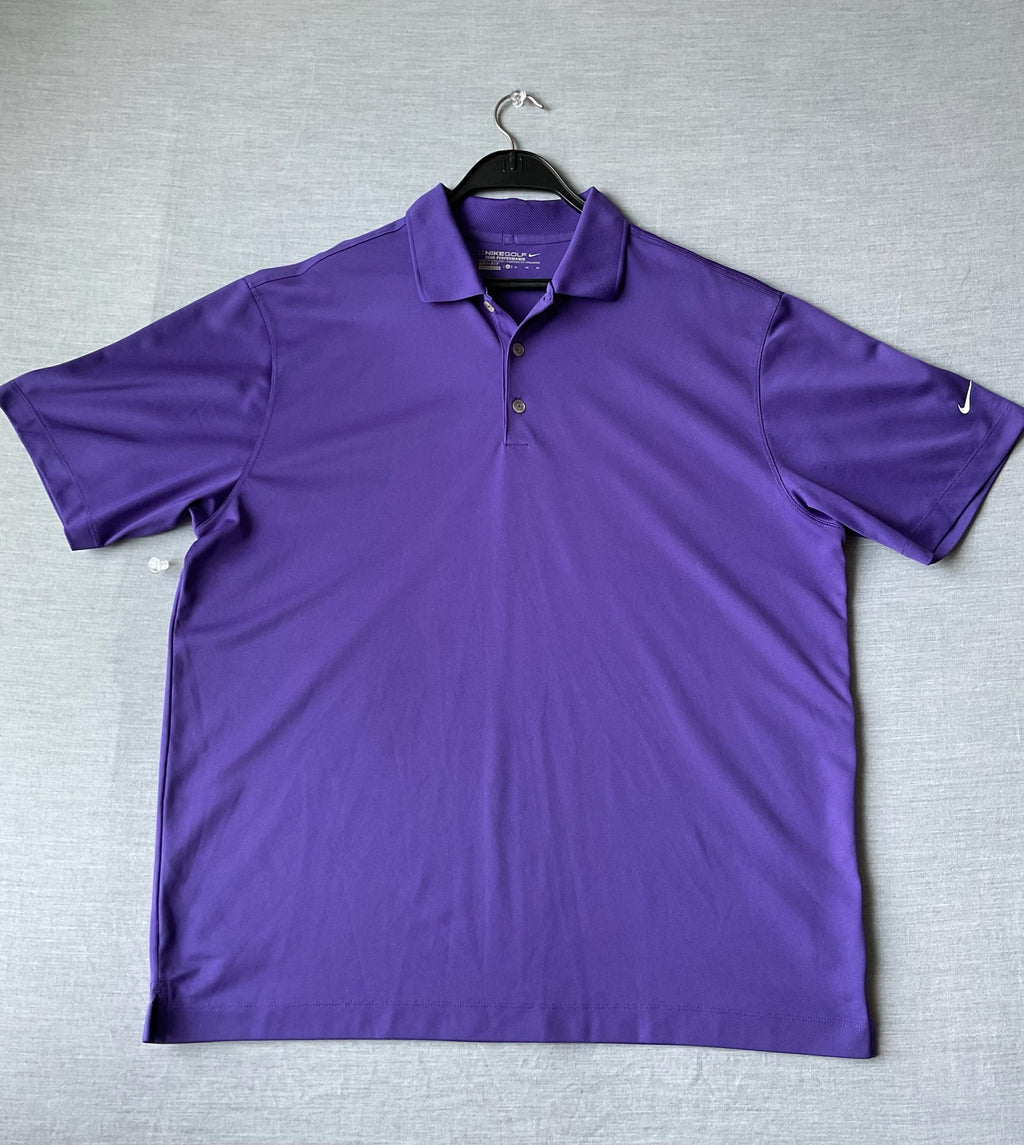 Nike Men's Short Sleeve Polo Shirt -  Purple
