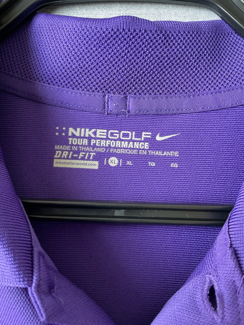 Nike Men's Short Sleeve Polo Shirt -  Purple