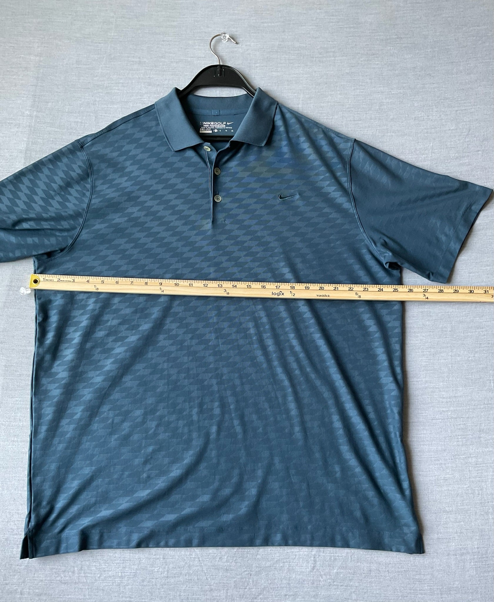 Nike Men's Short Sleeve Polo Shirt - Blue Diamond