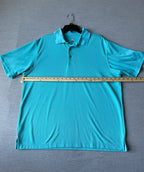 PGA Tour Men's Short Sleeve Polo Shirt - Bright Blue