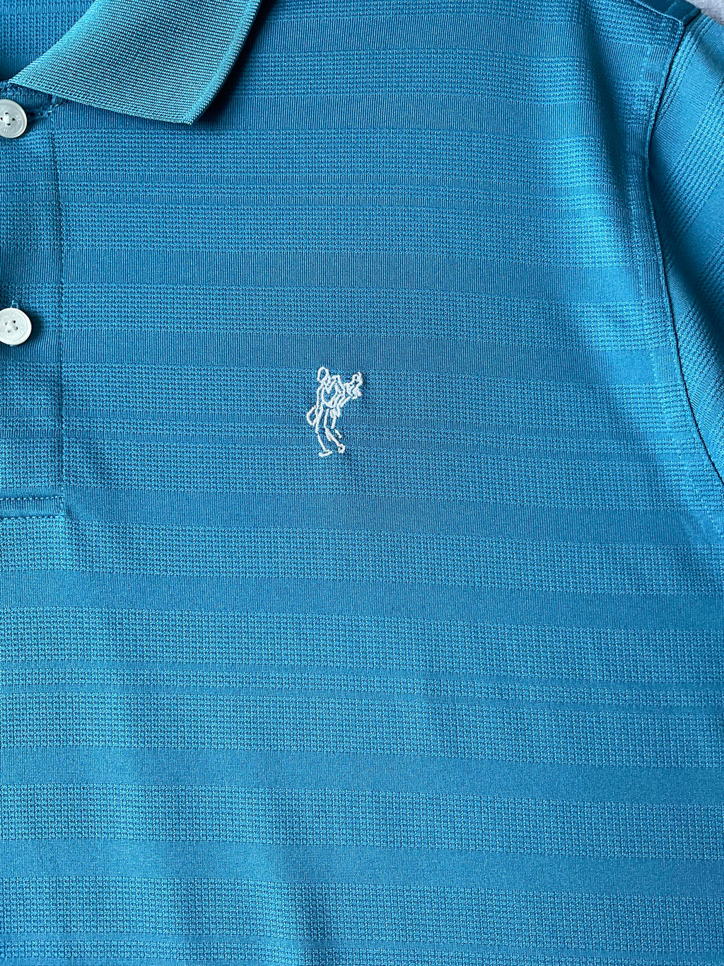 Ashworth Men's Short Sleeve Polo Shirt Blue