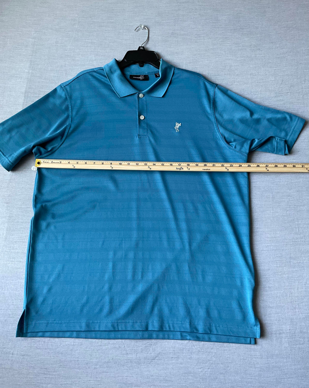 Ashworth Men's Short Sleeve Polo Shirt Blue