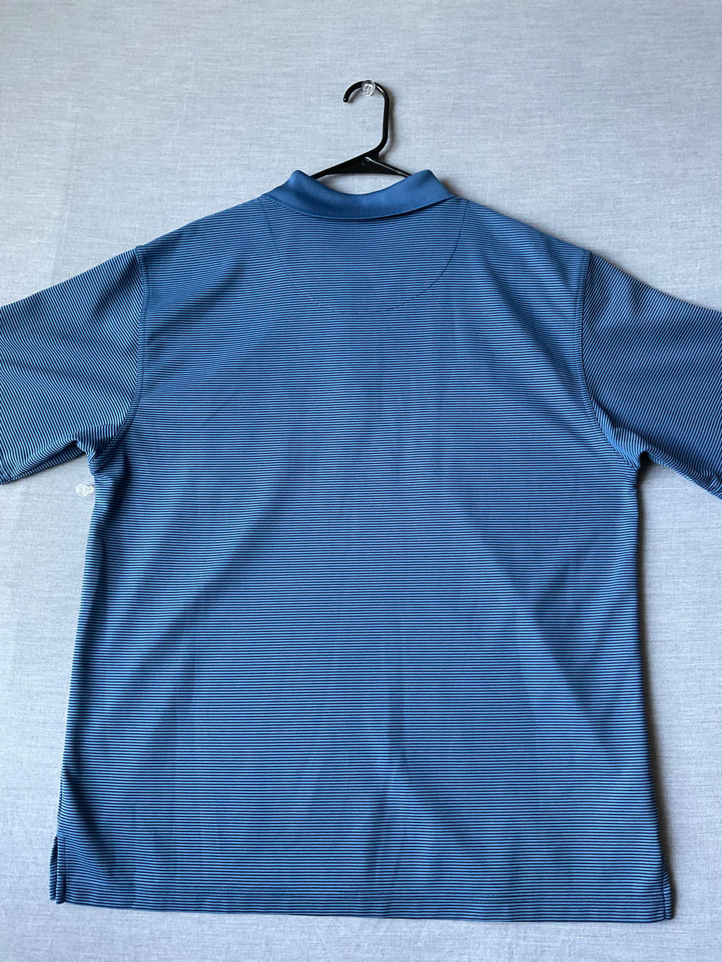Grand Slam Performance Men's Polo Shirt  Blue Black