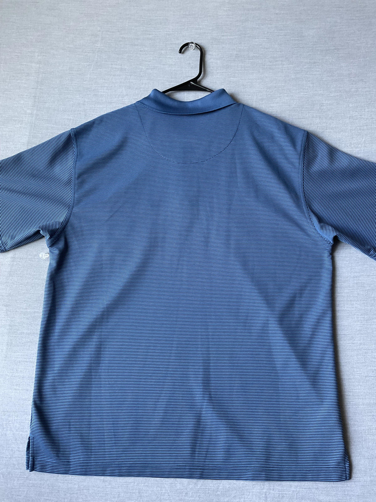 Grand Slam Performance Men's Polo Shirt  Blue Black