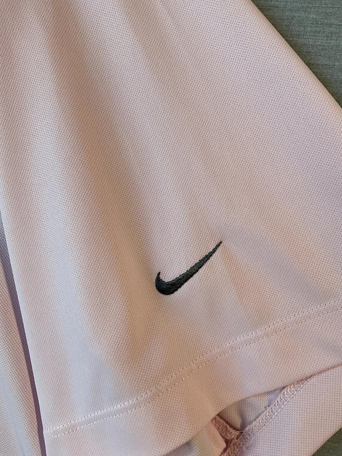 Nike Men's Short Sleeve Polo Shirt - Pink Gray Marroon