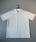 Nike Men's Short Sleeve Polo Shirt - White & Maroon