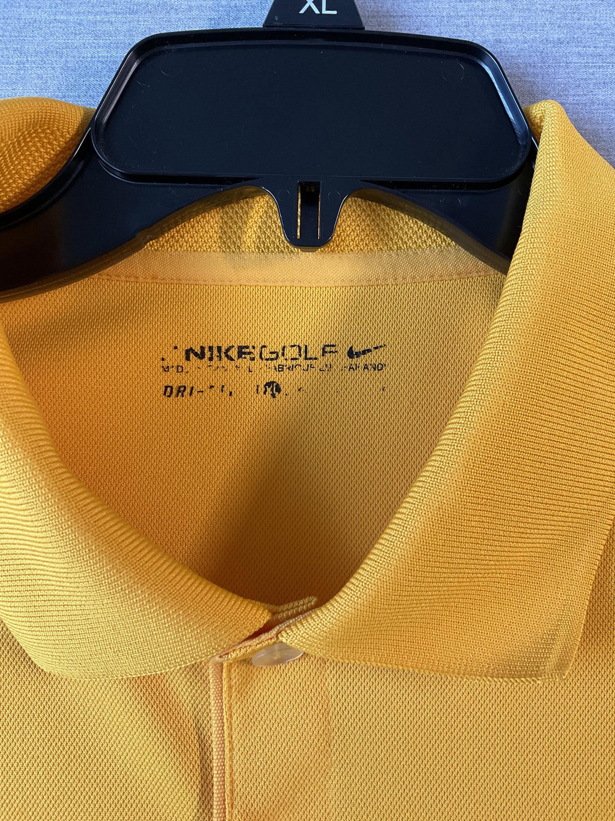 Nike Men's Short Sleeve Polo Shirt - Yellow