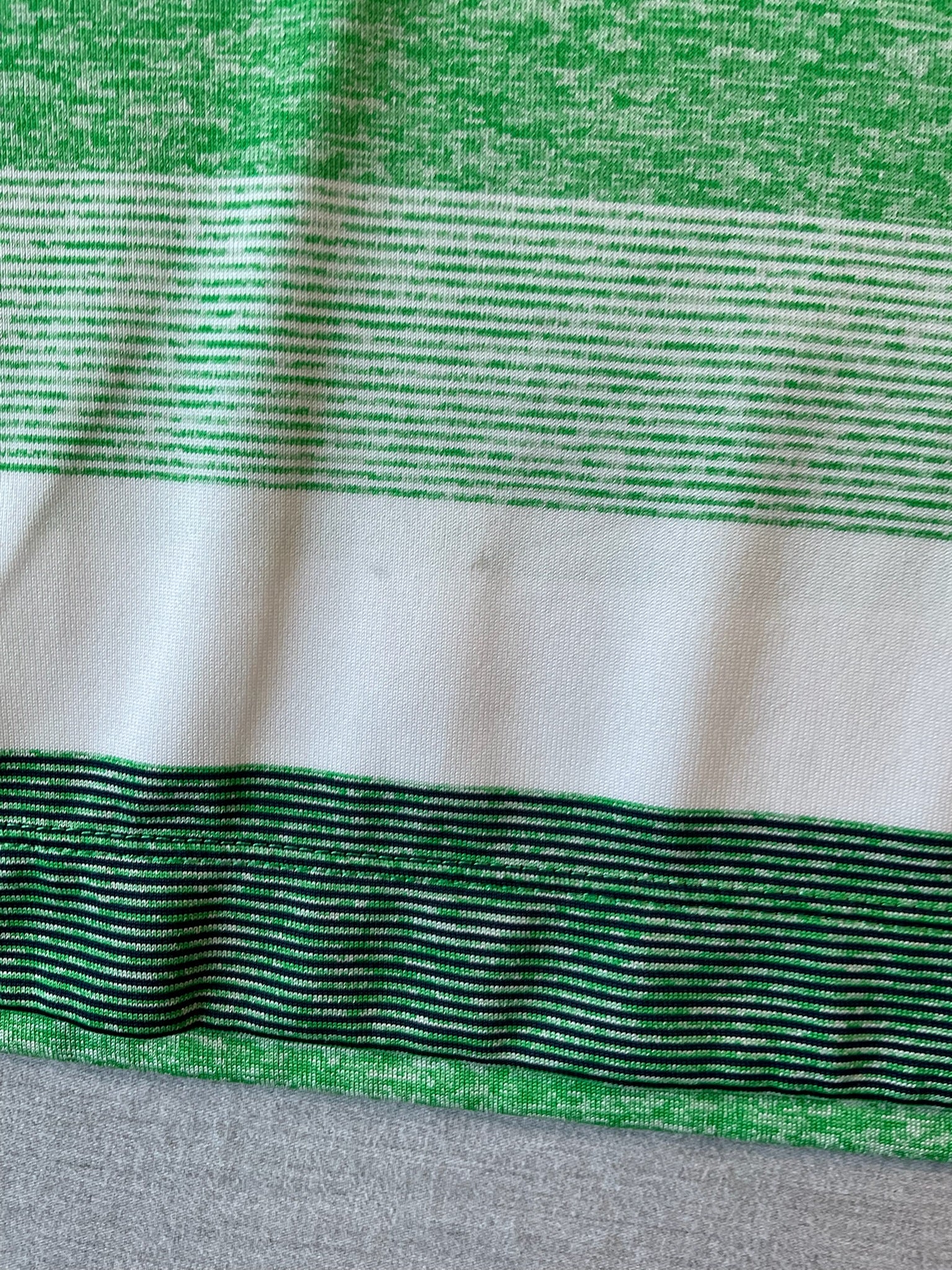 Nike Golf Dri Fit Men's  Short Sleeve Polo Shirt - Green Stripes