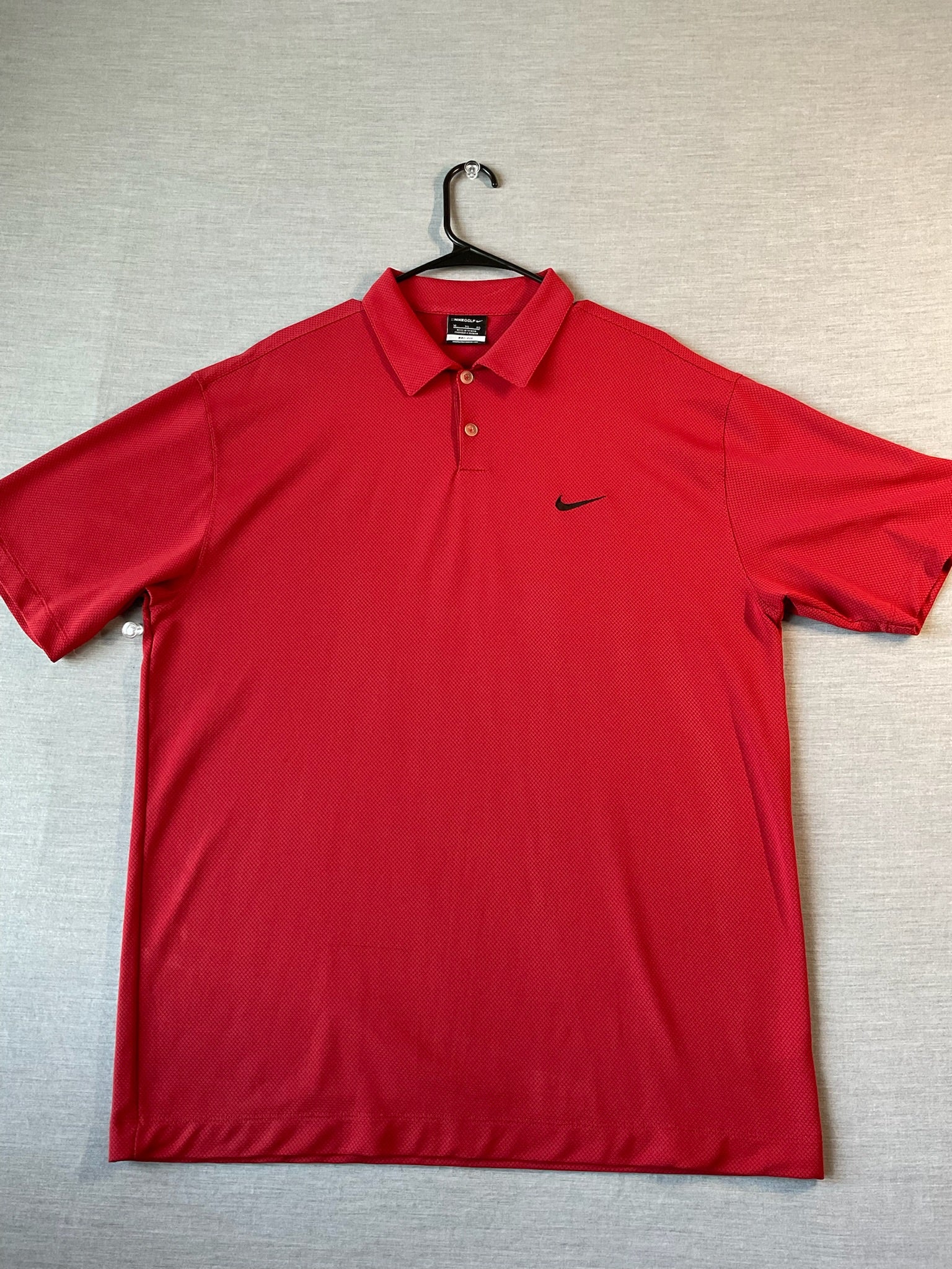 Nike Golf Dri Fit Men's  Short Sleeve Polo Shirt - Red