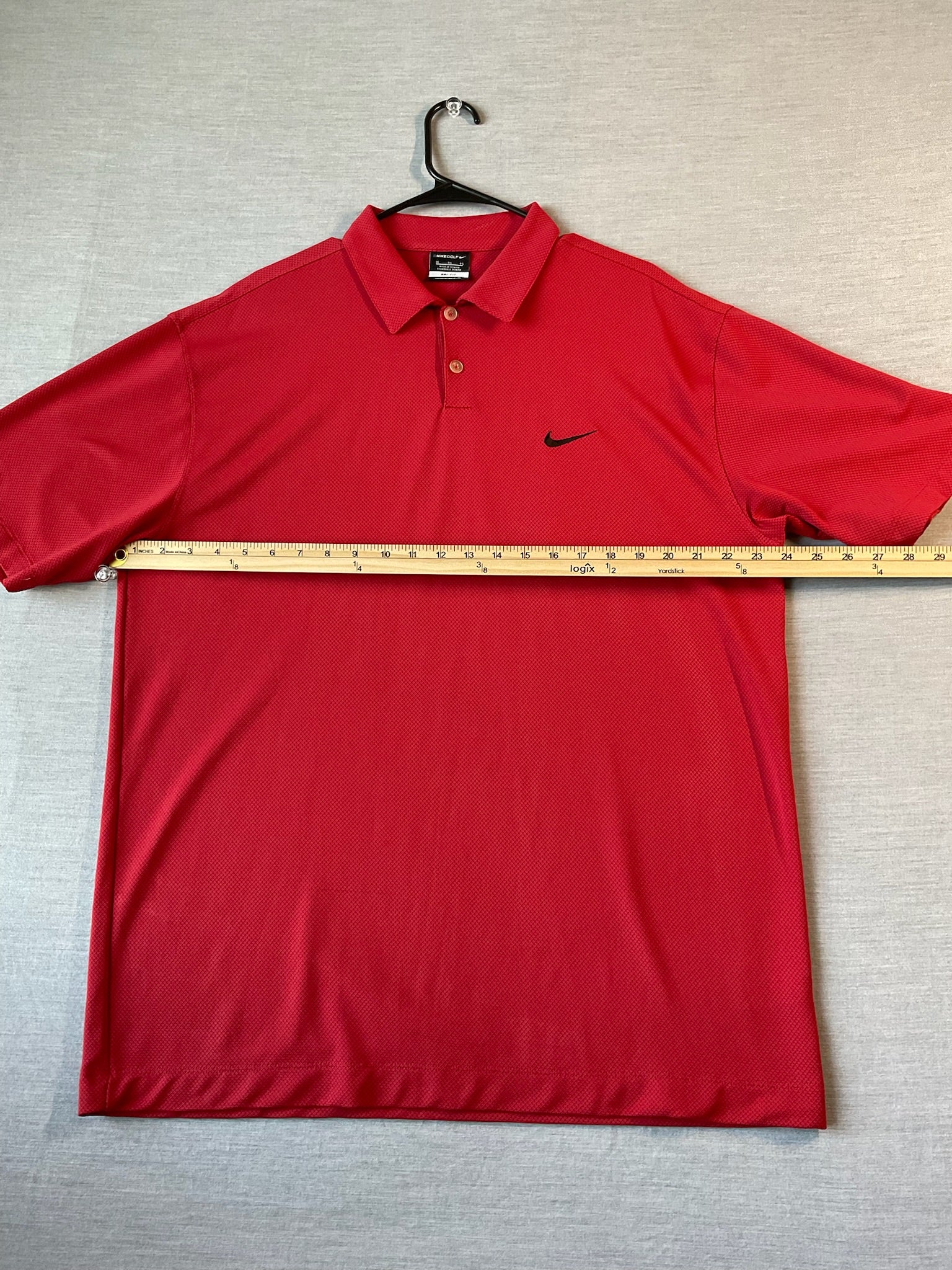 Nike Golf Dri Fit Men's  Short Sleeve Polo Shirt - Red