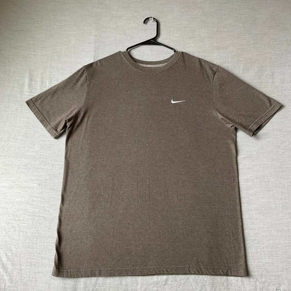 Nike Loose Fit Cotton T-Shirt - Heather Brown