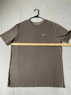 Nike Loose Fit Cotton T-Shirt - Heather Brown