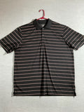 Greg Norman Men's Short Sleeve Polo Shirt Black