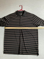 Greg Norman Men's Short Sleeve Polo Shirt Black