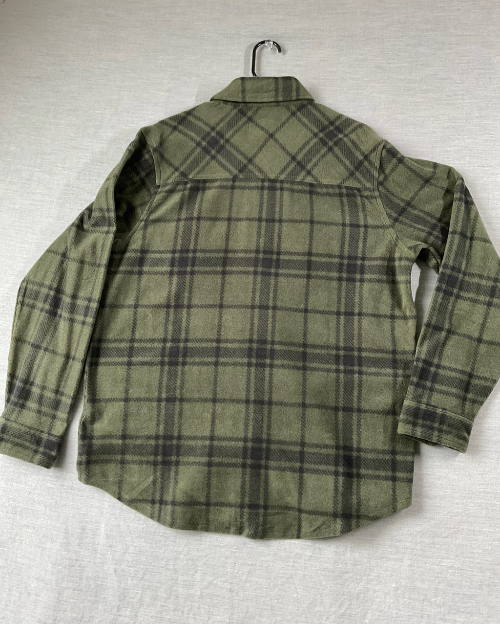 Freedom Foundry Supply Men's Long Sleeve Button Up Green & Black Shirt